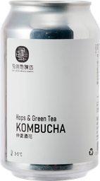 Hops & Green Tea Kombucha (Can) | 飛吉島釀造Fizzy Island Brewing